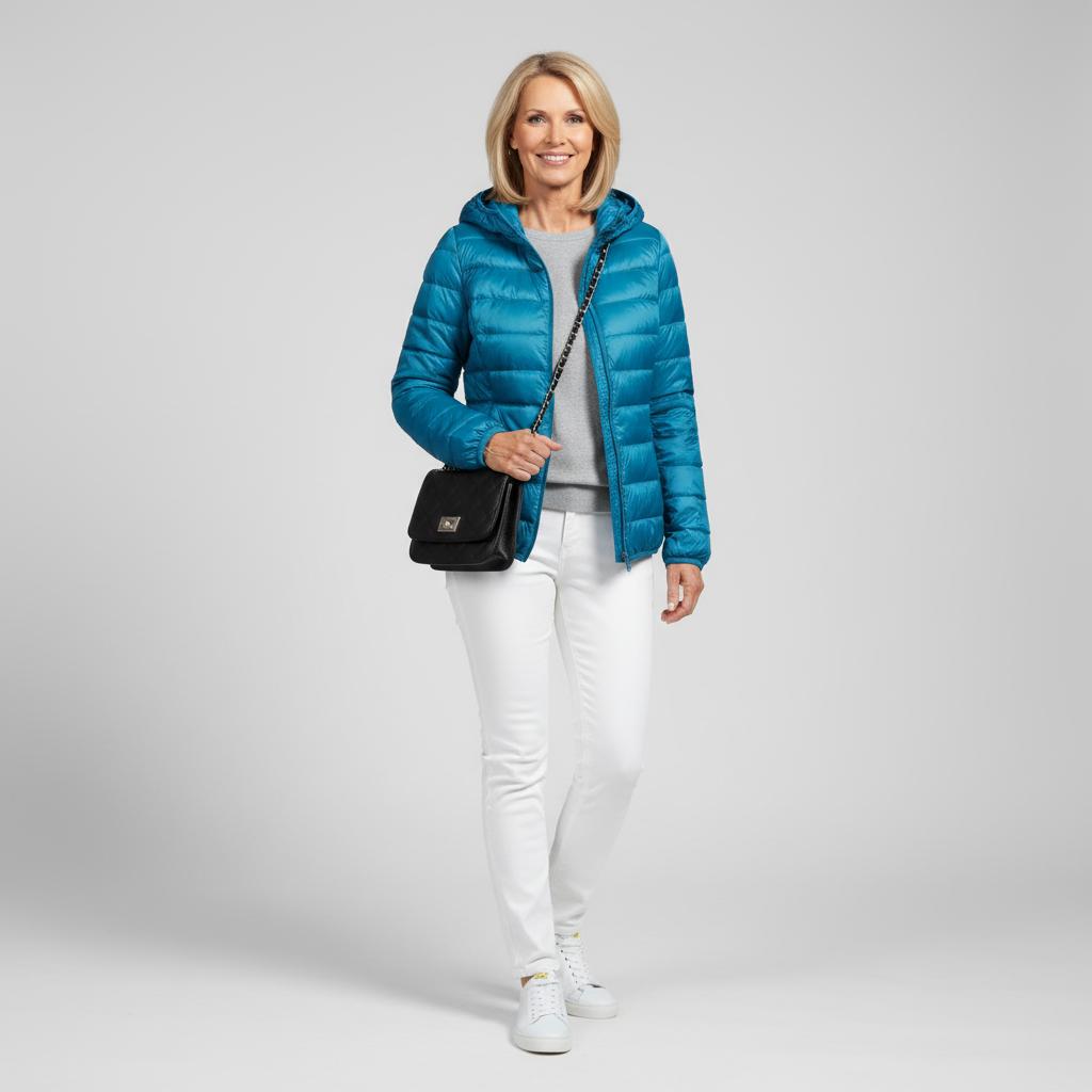 Karen | Let og elegant vatteret jakke