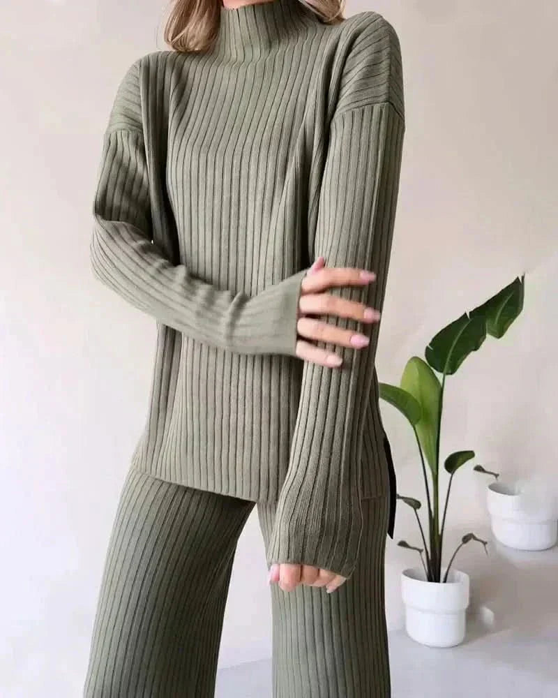 Daisy™ Sæt: Elegant Bluse og Bukser