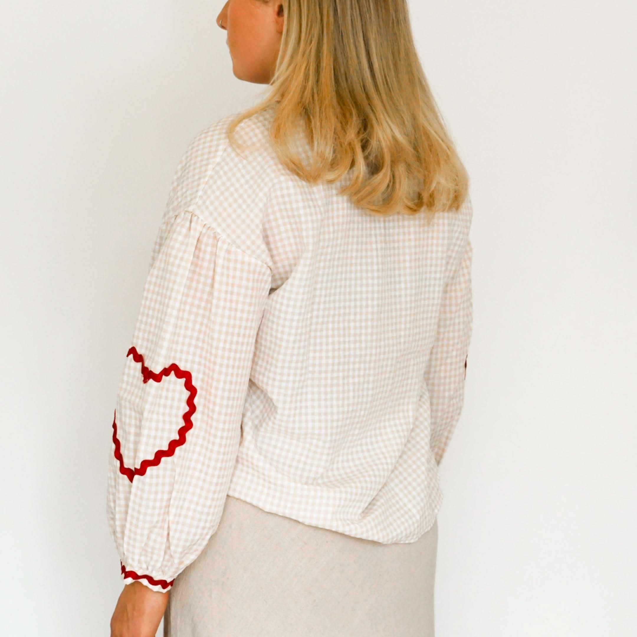 Bluse Hjerte Tro