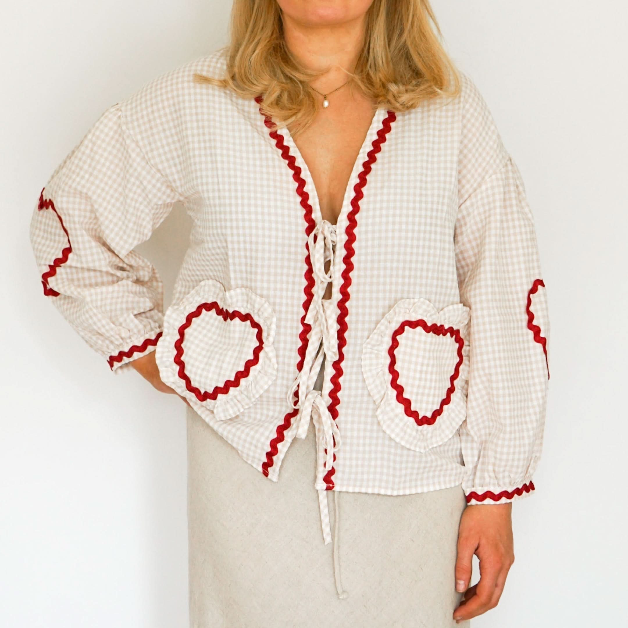 Bluse Hjerte Tro