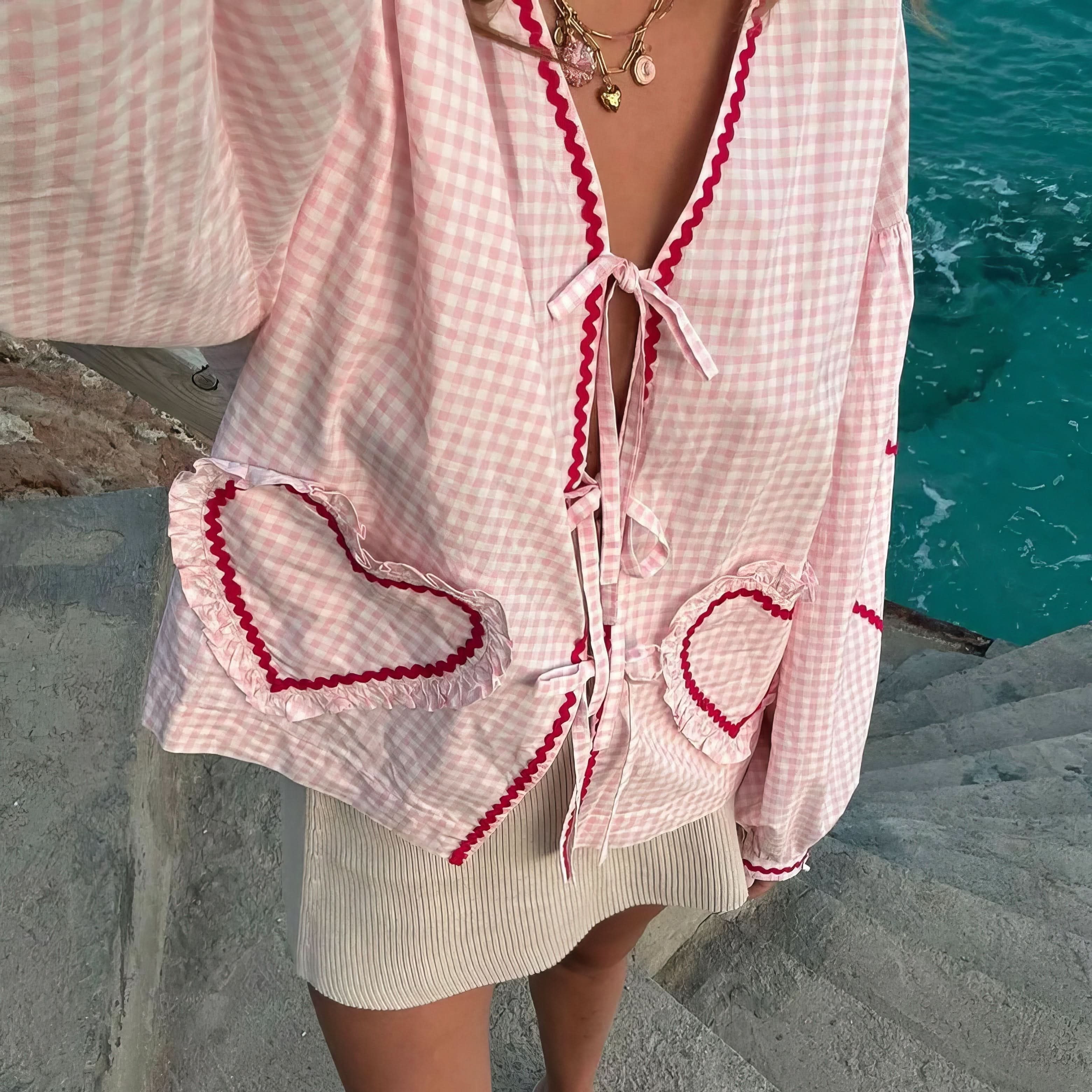 Bluse Hjerte Tro