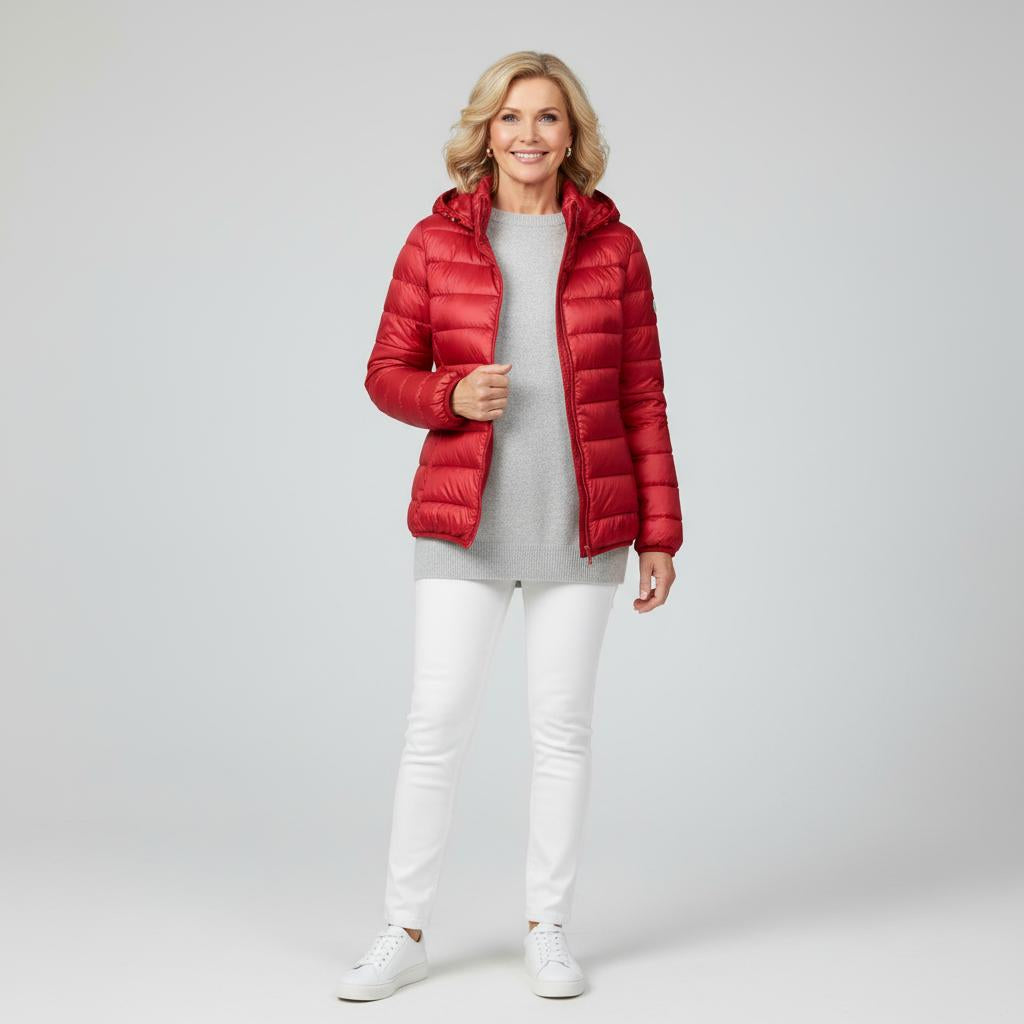 Karen | Let og elegant vatteret jakke