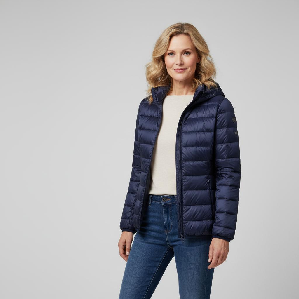 Karen | Let og elegant vatteret jakke