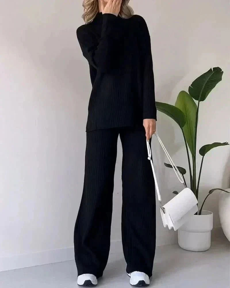 Daisy™ Sæt: Elegant Bluse og Bukser