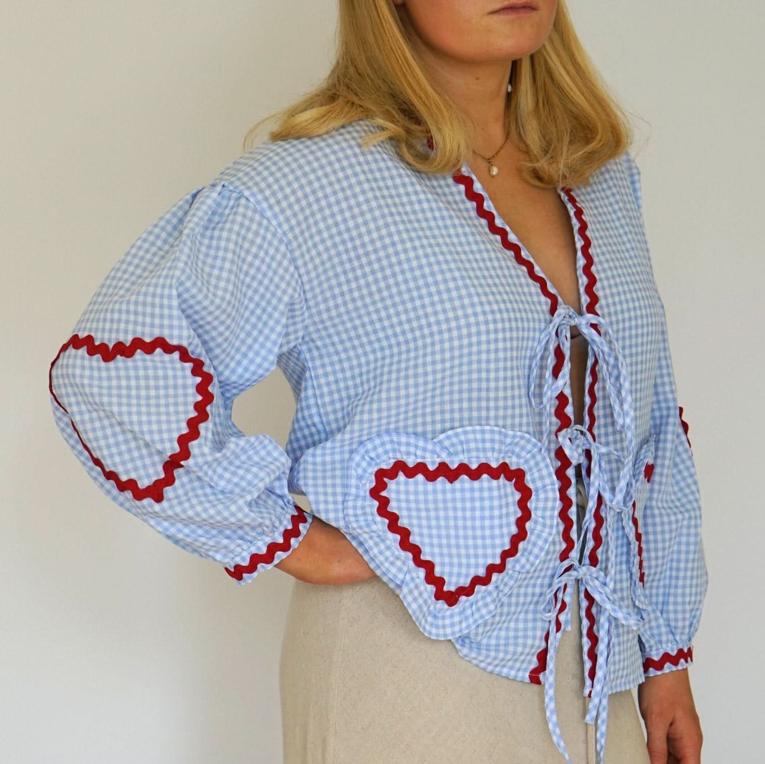 Bluse Hjerte Tro